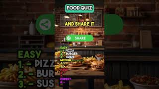 GUESS THE FOOD IN 3 SECONDS... 😱 #shorts