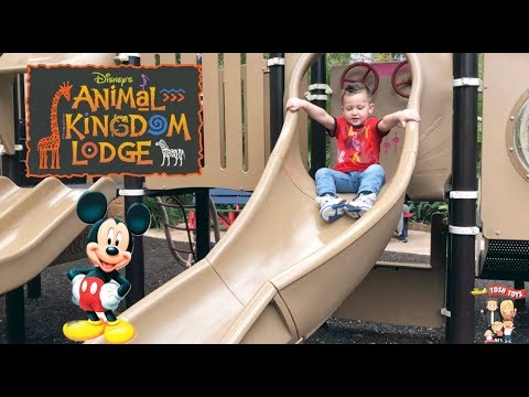 Kid Visits Disney's Animal Kingdom Lodge in Orlando, FL | Animal Kingdom