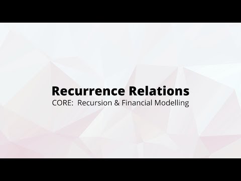 Recurrence Relations