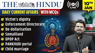 The Hindu Analysis | 10th January 2026 | The Hindu Newspaper  - Practice Questions | Prashant Sir