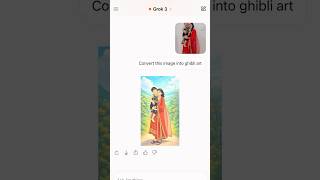 How to create Ghibli Art from Grok AI #ghibli #grok3