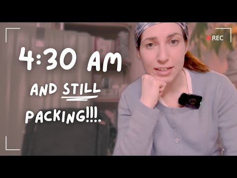Pulled an All-Nighter to Catch a Flight 🇮🇹✨ (*chaotic* pack with me)