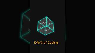 Day 3 of coding comment for code  #100daysofcode #codeart #creativecoding