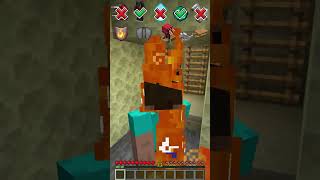 Squid Game obstacle course vs Different tool #shorts #minecraft #minecraft #meme