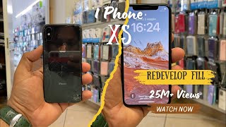 How To Redevelop Full I Phone Xs Broken!! Back Glass Fix/ Screen Fix #techfix #mobilephone #apple