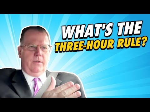 DUI And The THREE-HOUR Rule!