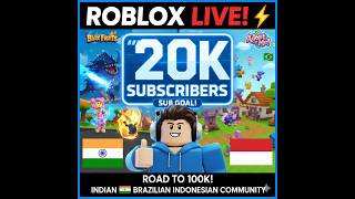 Playing with YOU! Roblox Live (Global Server) Join Now