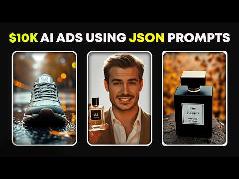 Create $10K AI Ads with JSON Prompting — Full Gemini + Google Flow Tutorial (Part 2)