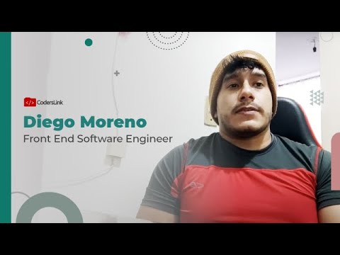 Diego Moreno consiguió trabajo remoto con una empresa de Estados Unidos gracias a CodersLink