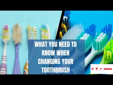 Tips you need to know when changing your toothbrush