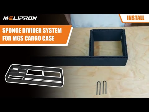 How to use Sponge Divider System | MGS Cargo Case | MELIPRON