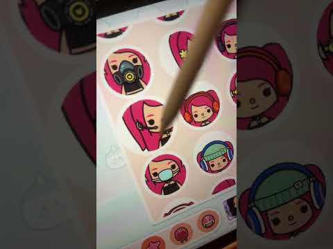 making mira from kpop demon hunters in toca boca #tocaboca #tocalifeworld #kpopdemonhunters