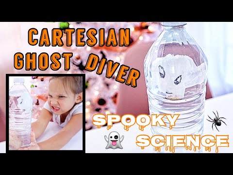 SPOOKY DIVING GHOSTS EXPERIMENT: 31 DAYS OF HALLOWEEN KIDS STEM SCIENCE EXPERIMENTS & ACTIVITIES