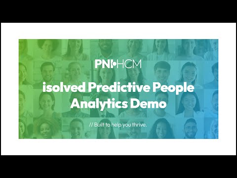 isolved Predictive People Analytics Demo | Powered by PNI•HCM