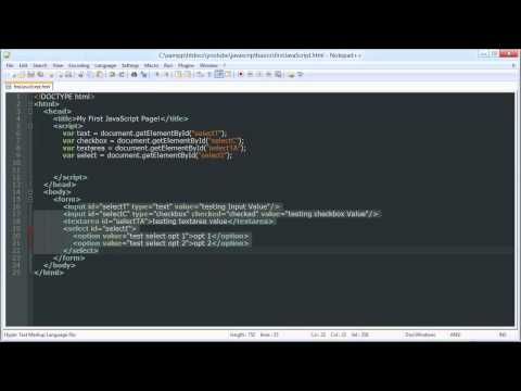 Forms & Inputs - JavaScript Basics Tutorial 11