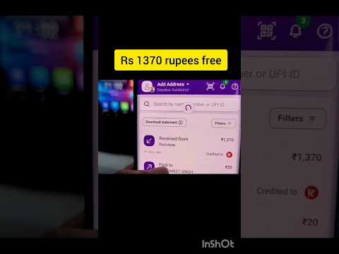 1370rupees instant free 💰#newearningapp #2025