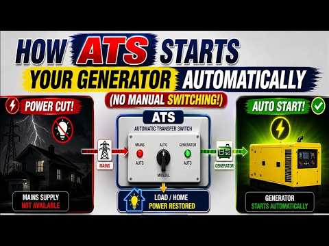 ATS for Automatic Generator Start and Stop / The Best Video to learn all about..!
