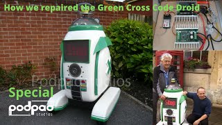 Green Cross Code Droid Special. How we repaired the robot from 1970s TV Adverts for David Prowse