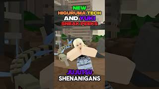 Higuruma Tech And Yuki Sneak Peeks (Jujutsu shenanigans) #roblox #gaming