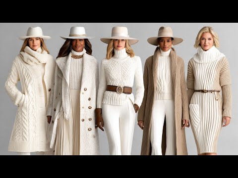 Ralph Lauren Winter Fashion 2026 with Ivory Cream & Desert Stone Natural Colors for a Chic