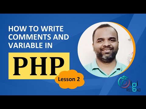 How to write Comments and Variable in PHP | PHP Lesson 2 | PHP Tutorial For Beginners in Hindi