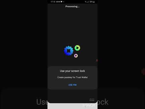 #Trust wallet create@