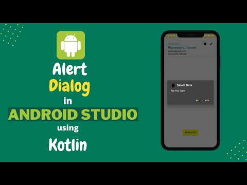 How to implement Alert Dialog in Android Studio using Kotlin