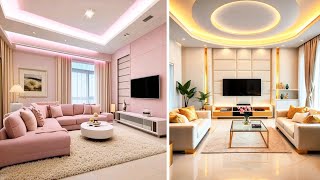 Living Room Design Showcase for 2026: Latest luxury Decor Trends | Sofa & TV wall panel