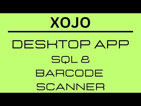 Desktop App with Xojo: Barcode Scanner Integration and Database Operations