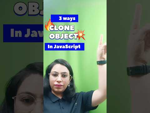 3 Ways to clone Object in JS #objectclone #javascript #coding #shortsfeed #shorts #efficientcode