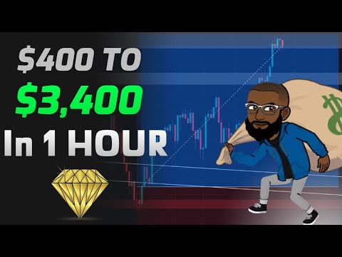 $400 TO $3,400 Part 1 | Live Trading NAS100 First Flip $300 TO $1,100 FULL BREAKDOWN |
