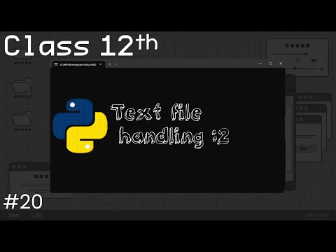 Master python file handling part 2