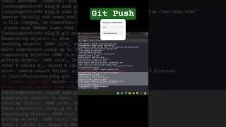 GIT PUSH #git #gittutorial #gitpush #devops #technology #tech #gittutorial #subscribe #vcs #code