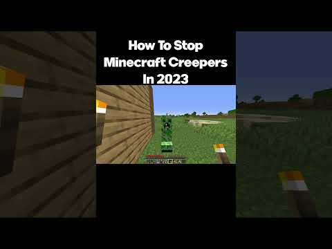How To Stop Minecraft Creepers In 2023 #minecraft #minecraftmemes