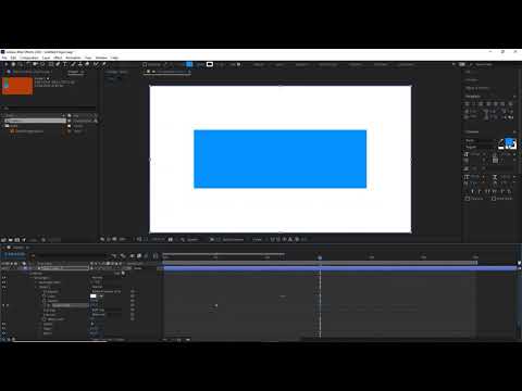 Creating a background effect by keyframing stroke width in After Effects