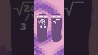 Simplifying Radicals (part 3) | Algebra Concepts