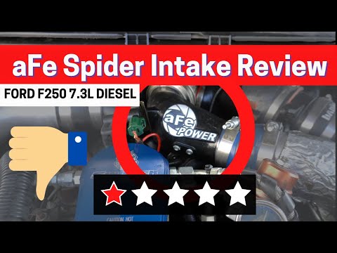 aFe Spider Intake Misalignment Fix with Banks Boost Tube - Ford F250 7.3L Diesel