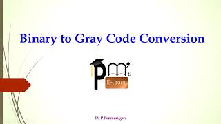 Binary to Gray Code Conversion
