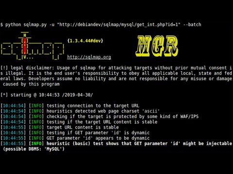 Sqlmap Sql injection