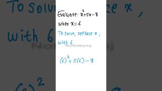 How to place the value of x | Elementary algebra #algebra #solveforx