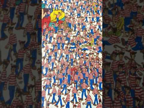 😱WHERE’S WALDO?!😱#trend #short #shorts #popular #trends #illusion #shortsvideo #sub #video #subs