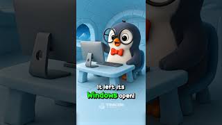 Why was the computer cold? 🤔 #animated #science #dadjoke