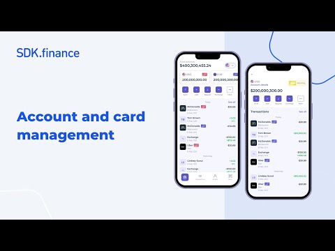 SDK.finance | Account and Card Management: Multi-Currency Setup, Limits, and Card Issuing