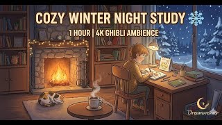 Late Night Study Routine 🌙 | 1 Hour No Distractions | 4K
