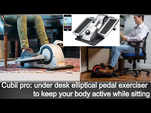 Cubii pro under-exerciser: fitness equipment for home & office for burning fat & healthy lifestyle