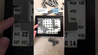 Woops… fixing a mistake made on the Calendar Puzzle #puzzlesolving