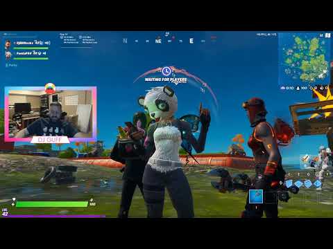 Dance for us Panda - Fortnite DJ Guff stream exclusive