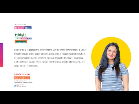 Prithvi - Women Climate Warrior I Vanisha Goyanka I HERstory Times