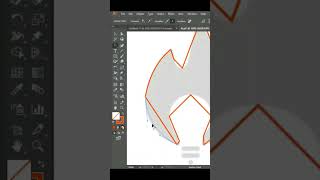 How to using the "Anchor Point Tool" #logodesign #illustrator #tips #graphicdesign #fypシ #shorts