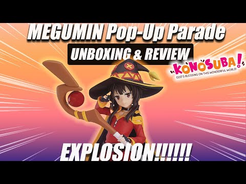 Pop Up Parade Megumin Figure Unboxing and Review - KonoSuba